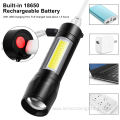 Rechargeable Outdoor IP54 Waterproof Torch for Hiking